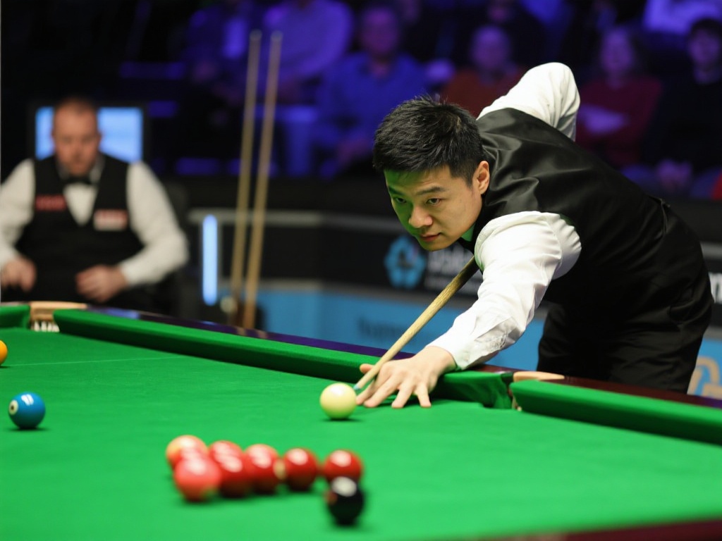 丁俊晖七次单杆50+强势淘汰世界第二挺进四强